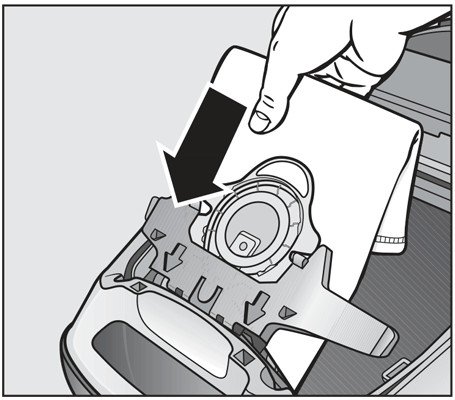 Miele S8 Vacuum Bag Illustration