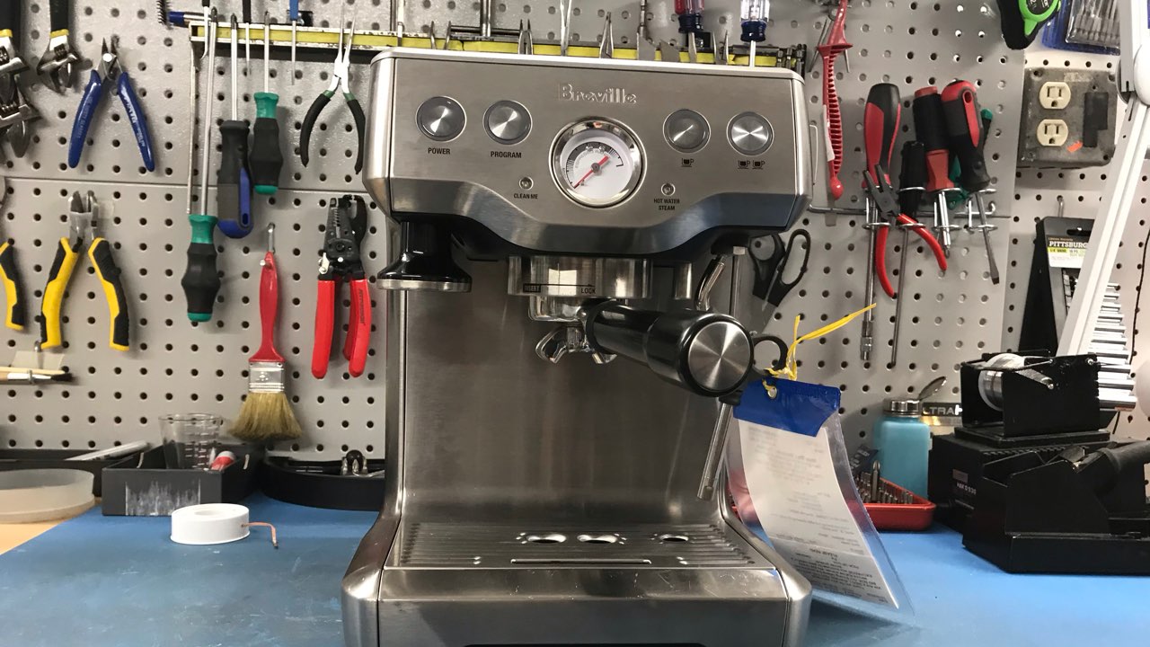 Breville espresso machine before repair